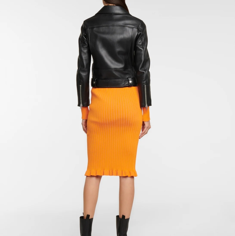 Acne studios leather biker jacket - Picture 4 of 10